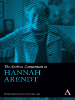 The Anthem Companion to Hannah Arendt