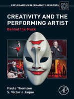Creativity and the Performing Artist: Behind the Mask