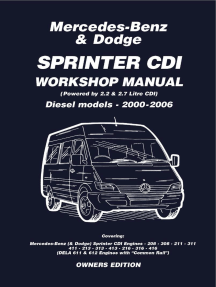 Read Mercedes Benz Dodge Sprinter Cdi 2000 2006 Owners Workshop Manual Online By Brooklands Books Books