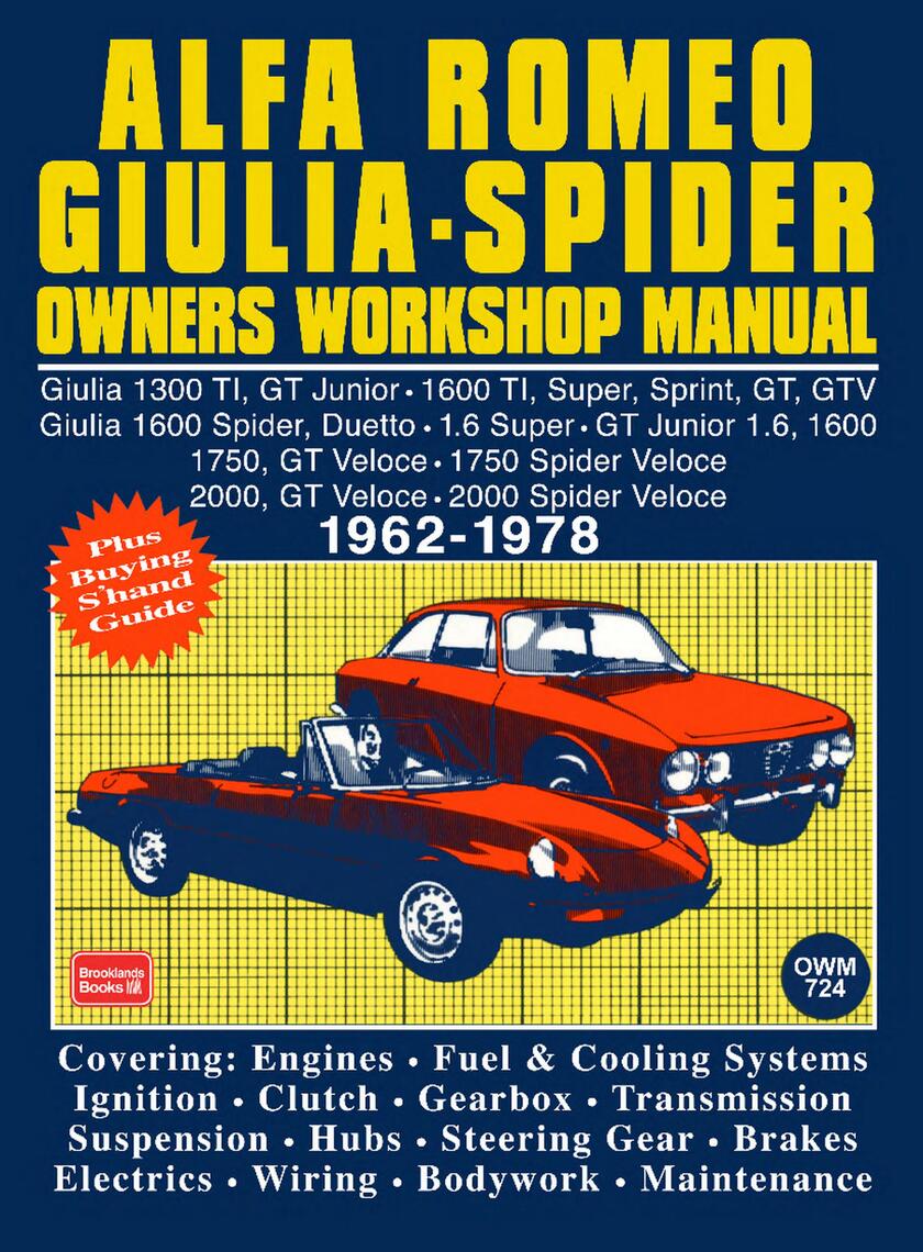 Lea The Alfa Romeo Spider Owners Work Manual de Owners Manual