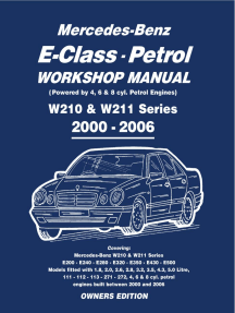 Read Mercedes E Class Petrol Workshop Manual W210 W211 Series Online By Gordon Lund Books