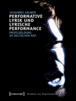 Performative Lyrik und lyrische Performance: Profilbildung im deutschen Rap