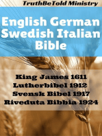English German Swedish Italian Bible