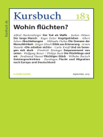 Kursbuch 183: Wohin flüchten?