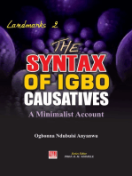 The Syntax of Igbo Causatives: A Minimalist Account