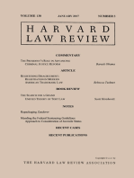 Harvard Law Review: Volume 130, Number 3 - January 2017