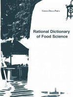 Rational Dictionary of Food Science