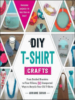 DIY T-Shirt Crafts: From Braided Bracelets to Floor Pillows, 50 Unexpected Ways to Recycle Your Old T-Shirts
