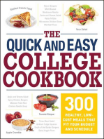 The Quick and Easy College Cookbook: 300 Healthy, Low-Cost Meals that Fit Your Budget and Schedule