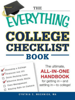 The Everything College Checklist Book: The Ultimate, All-in-one Handbook for Getting In - and Settling In - to College!