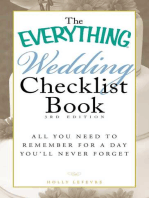 The Everything Wedding Checklist Book: All you need to remember for a day you'll never forget