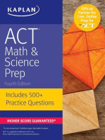 ACT Math Formulas Interactive | PDF | Square Root | Area