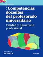 Competencias docentes del profesorado universitario: Calidad y desarrollo profesional