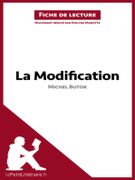 La Modification de Michel Butor (Fiche de lecture): Analyse complète et résumé détaillé de l'oeuvre