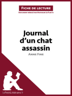 Journal d'un chat assassin de Anne Fine (Fiche de lecture): Analyse complète et résumé détaillé de l'oeuvre