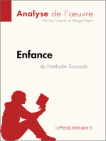 Enfance de Nathalie Sarraute (Analyse de l'oeuvre): Analyse complète et résumé détaillé de l'oeuvre