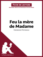 Feu la mère de Madame de Georges Feydeau (Fiche de lecture): Résumé complet et analyse détaillée de l'oeuvre
