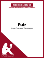 Fuir de Jean-Philippe Toussaint (Fiche de lecture): Résumé complet et analyse détaillée de l'oeuvre