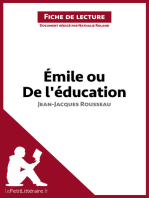 Émile ou De l'éducation de Jean-Jacques Rousseau (Fiche de lecture): Résumé complet et analyse détaillée de l'oeuvre