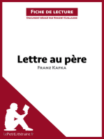 Lettre au père de Franz Kafka (Fiche de lecture): Résumé complet et analyse détaillée de l'oeuvre