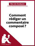 Comment rédiger un commentaire composé? (Bac de français): Méthodologie lycée - Réussir le bac de français