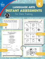 Instant Assessments for Data Tracking, Grade K: Language Arts