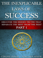 The Inexplicable Laws Of Success (Part 1)