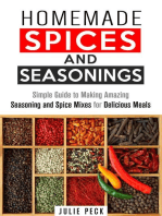 Homemade Spices and Seasonings