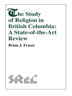 The Study of Religion in British Columbia: A State-of-the-Art Review