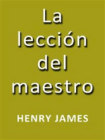 La lección del maestro