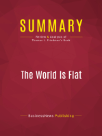 Summary: The World Is Flat: Review and Analysis of Thomas L. Friedman's Book