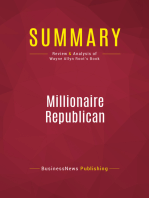 Summary: Millionaire Republican: Review and Analysis of Wayne Allyn Root's Book