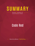 Summary: Code Red: Review and Analysis of David Dranove's Book