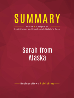 Summary: Sarah from Alaska: Review and Analysis of Scott Conroy and Shushannah Walshe's Book