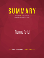 Summary: Rumsfeld: Review and Analysis of Andrew Cockburn's Book