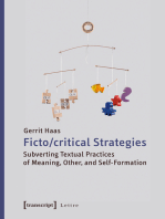 Fictocritical Strategies: Subverting Textual Practices of Meaning, Other, and Self-Formation