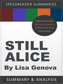 Read A Speedreader Summary And Analysis Of Lisa Genova S Still Alice Online By Speedreader Summaries Books