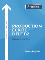 Production écrite DELF B2