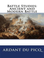 Battle Studies: Ancient and Modern Battle