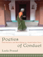 Poetics of Conduct: Oral Narrative and Moral Being in a South Indian Town