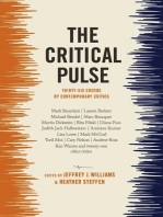 The Critical Pulse: Thirty-six Credos by Contemporary Critics
