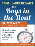 A Summary and Analysis of The Boys in the Boat by Daniel James Brown