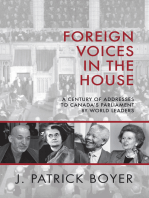 Foreign Voices in the House: A Century of Addresses to Canada's Parliament by World Leaders