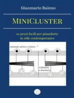 MiniCluster: dieci pezzi facili per pianoforte in stile contemporaneo