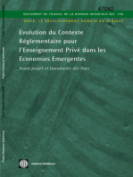 Evolution du Contexte Réglementaire pour l’Enseignement Privé dans les Economies Emergentes