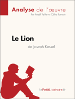 Le Lion de Joseph Kessel (Analyse de l'oeuvre): Analyse complète et résumé détaillé de l'oeuvre