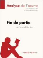 Fin de partie de Samuel Beckett (Analyse de l'oeuvre): Analyse complète et résumé détaillé de l'oeuvre