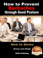 How to Prevent Backaches through Good Posture