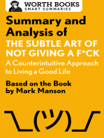 Summary and Analysis of The Subtle Art of Not Giving a F*ck