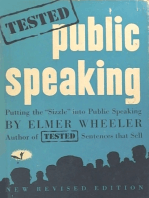 Elmer Wheeler’s Tested Public Speaking [Second Edition]